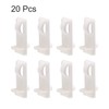 sourcing map Plastic Shelf Support Pegs,5.3mm Shelf -Locking,Cabinet Shelf Clips,Shelf
