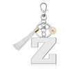 Ximalun Alphabet Initial Letter Keyring Sunflower Keyring Letter A-Z Keyring
