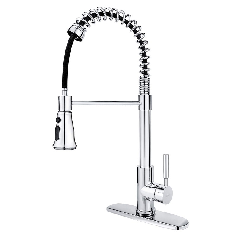 SOKA Kitchen Sink Faucet Single Handle with Pull Down Sprayer