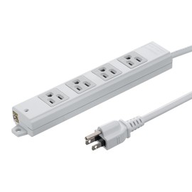 Sanwa Supply TAP-KS4N-5 Construction Property Tap (3P, 4 Socks, 16.3 ft (5 m)