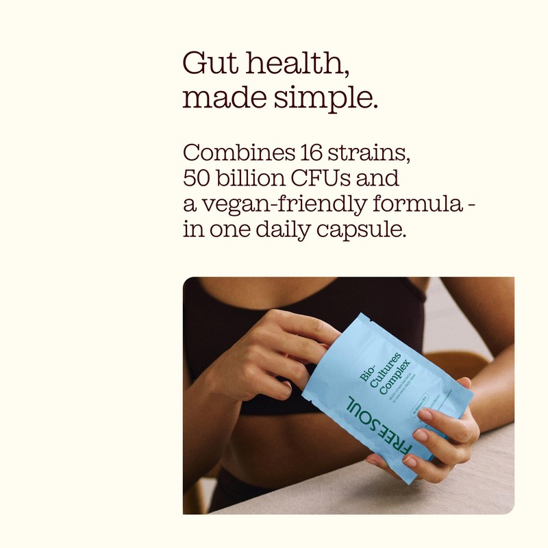 Free Soul 50 Billion CFU Pro Bio Cultures Complex with