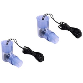 SS2 Float Switch L-Shape with 3/4 Inch Adaptor and 6Ft Wire Water Float Switch for HVAC Drain Pan Condensate Outlet (2Pcs)