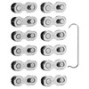 QWORK® 12 Pairs Chain Lock Bicycle Chain for 6-7-8 9