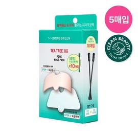 BRINGGREEN Tea Tree Cica Pore Nose Pack 5P - BRINGGREEN Tea Tree Cica Pore Nose Pack 5P