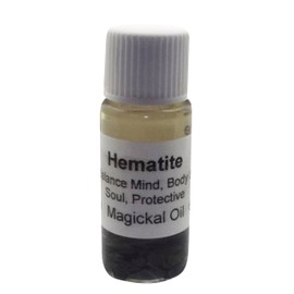 Angelleesa | Hematite Gemstone Infused Magickal Incense Oil