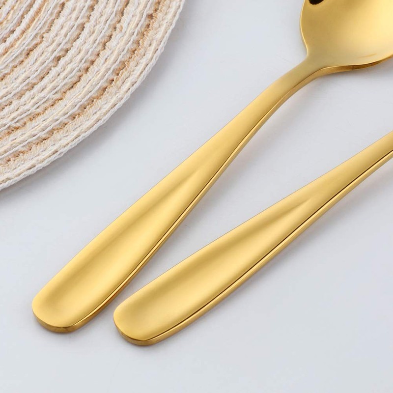 Buyit 6 Pcs 18-0 Stainless Steel Tea Spoon Coffee Spoon
