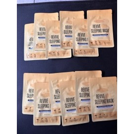 Soo AE Revive Gold Sleeping Mask. 12Pack 12x 0.35 oz.