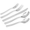 Kikbioee 20-Piece Silverware Set, Forged Stainless Steel Cutlery Set, Bevel