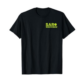 FRONT & BACK Search and Rescue SAR EMS T-Shirt