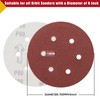 100 PCS 6 Inch Sanding Discs 2000 Grit, 6 Hole