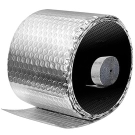 Lyaciomn 1 Roll Silver Reflective Wrap Insulation Bubble Film Reflects Ultraviolet Rays and Heat Film for Require A Vapor Barrier