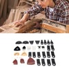 120 Pcs Oscillating Multitool Accessories Saw Blades Durable Quick Release