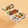Bakzon 3 Tier Serving Tray for Entertaining, Acrylic Dessert Table