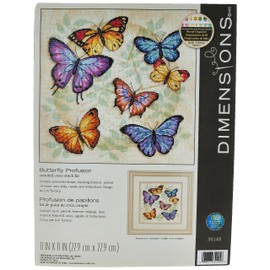 Dimensions Needlecrafts Counted Cross Stitch, Butterfly Profusion