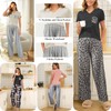 Famulily Women's Comfy Short Sleeve Pajamas Set V Neck Sleepwear