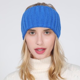axy HBW5 Winter Headband Women's Knitted Headband (Blue)