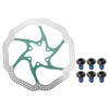 BULLSPANN 1 Set Bicycle Disc Brake Rotor, 160mm Bicycle Brake