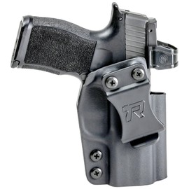 Rounded IWB Holster Fits: S&W CSX 3.6in Holster - RH - Black Kydex - Concealment Express - American Made