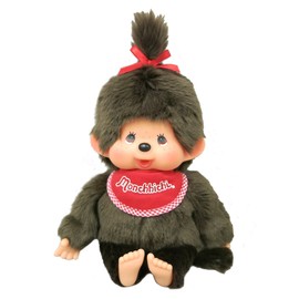 Sekiguchi Monchichi 226351 Premium Standard Doll, Size: M, Color: Brown, Type: Girl