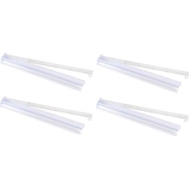 HNDtek Modern Mahjong Racks with Built-in Pushers - Clear Combo Rack - Set of 4