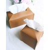 Tissue Box Cover Rectangular Leather – with Bottom Belt [JESMINI,