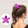 Starfish Hair Clips,Starfish Claw Clips for Women Girls, Ocean-Themed Cellulose