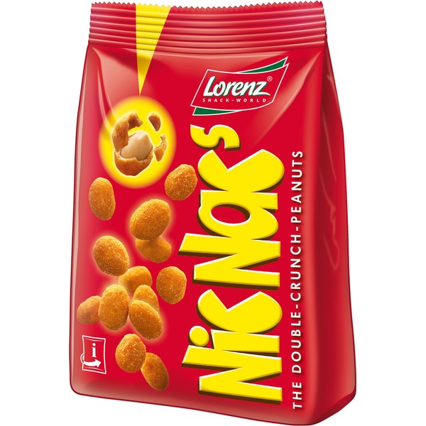 Lorenz Nic Nac's Double Crunch Peanuts 125g