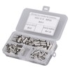 200Pcs Wire Ferrule Copper Male Female Crimp Terminal Connector for