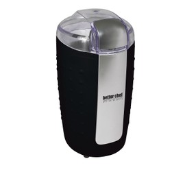 Better Chef 150-Watt Power Blade Coffee Grinder | Stainless Blade and Chamber | Grind Coffee | Nuts | Spices (Black)