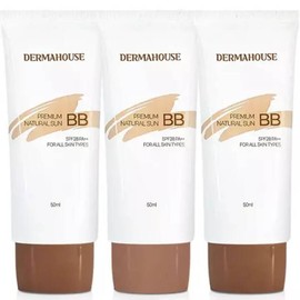 Meoncell Natural Sun BB Cream 50mlx3 blemish cover skin correction 1. Natural Sun BB Cream 3 pcs / 메온셀 내츄럴 썬비비크림50mlx3개잡티커버 피부보정 1.내츄럴 썬비비크림3개