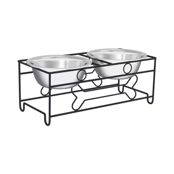 Does not apply 40 Oz. Stainless Steel Elevated Pet Bowls