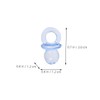 CORHAD 150 pcs Mini Clear Pacifiers Acrylic Pacifiers for Shower