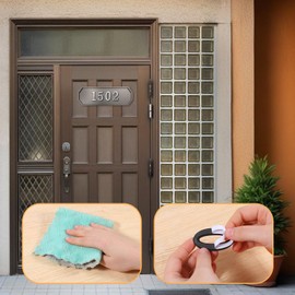 20 Pcs 3D Mail Box Numbers for Outside, 2 Inch 0-9 Mailbox Stickers, Address Numbers for House, Reflective Numbers for Mailbox with Sticky Tabs for Residence, Apartment, Office Room, Mailbox