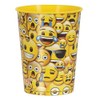 16oz Smile Emoji Plastic Cup