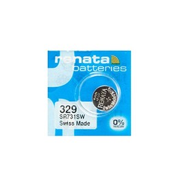 Renata 329 SR731SW Batteries - 1.55V Silver Oxide 329 Watch Battery (10 Count)