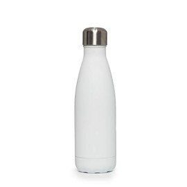 Festival 350ml Stainless Steel Water Bottle Insulated Metal Sport Drinking Flask (White Frosted)