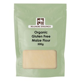 Gluten Free Organic Maize Flour 500g by Manor Springs