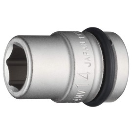Tone HP4NV-14 Impact Socket 0.5 inch (12.7 mm) (1/2 mm), Double Side Width 0.6 inch (14 mm)