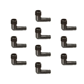 Rain Bird SWGE050B EZ Pipe/Swing Pipe Elbow Fitting, 1/2" Male Pipe Thread x 1/2" Barb, 10-Pack