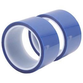 Cinta de alta temperatura, hasta 220 ℃ Uso de doble cara Resistencia a altas temperaturas Cinta resistente al calor 2 rollos para el hogar
