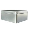 MediMuc Tea 4-Section Rectangular Tea Bag Tin, Tea Box with