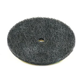 CS Unitec 80690 FIX-Klett (Nonwoven) Disc for The FIX Hook and Loop System, 6" Diameter, Superfine (Pack of 10)