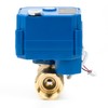 U.S. Solid Motor Ball Valve with Manual Function - 3/4