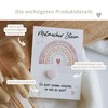 Geschenk Glücksbringer zur Einschulung | Regenbogen in Rosa | Mutmacher
