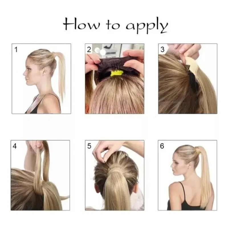 Cola De Caballo Falsa Con Extensiones De Pelo De Caballo