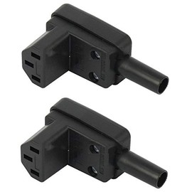 Aofan AC 250 V/10 A IEC C13 Power Plug Socket (Pack of 2)
