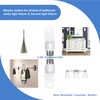 Jolux LED Stick Light Bulbs 60W Equivalent,Enclosed Fixture Rated, 800
