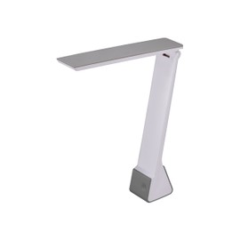 Bostitch Office KT-VLED1810-GRAY Rechargable Battery LED Desk Lamp, 3 Color Temperatures, Flip Open, Gray