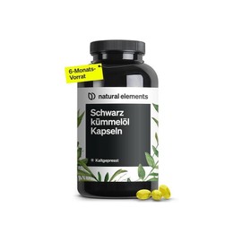 natural elements black cumin oil cold pressed Egyptian 400 capsules, 1 piece, 400 tablets / natural elements 블랙커민오일 냉압착 이집트산 400캡슐, 1개, 400정
