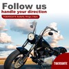 TIGERSGATE 14 Inch Sportster Dyna Ape Hangers Softail Handlebar 1.25
